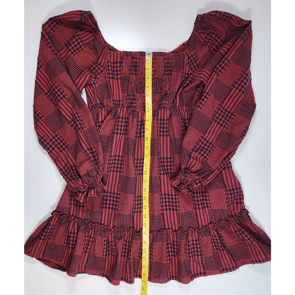 &MERCI‎ Cottagecore Boho Prairie Babydoll Peasant Dress Small - Picture 4 of 11